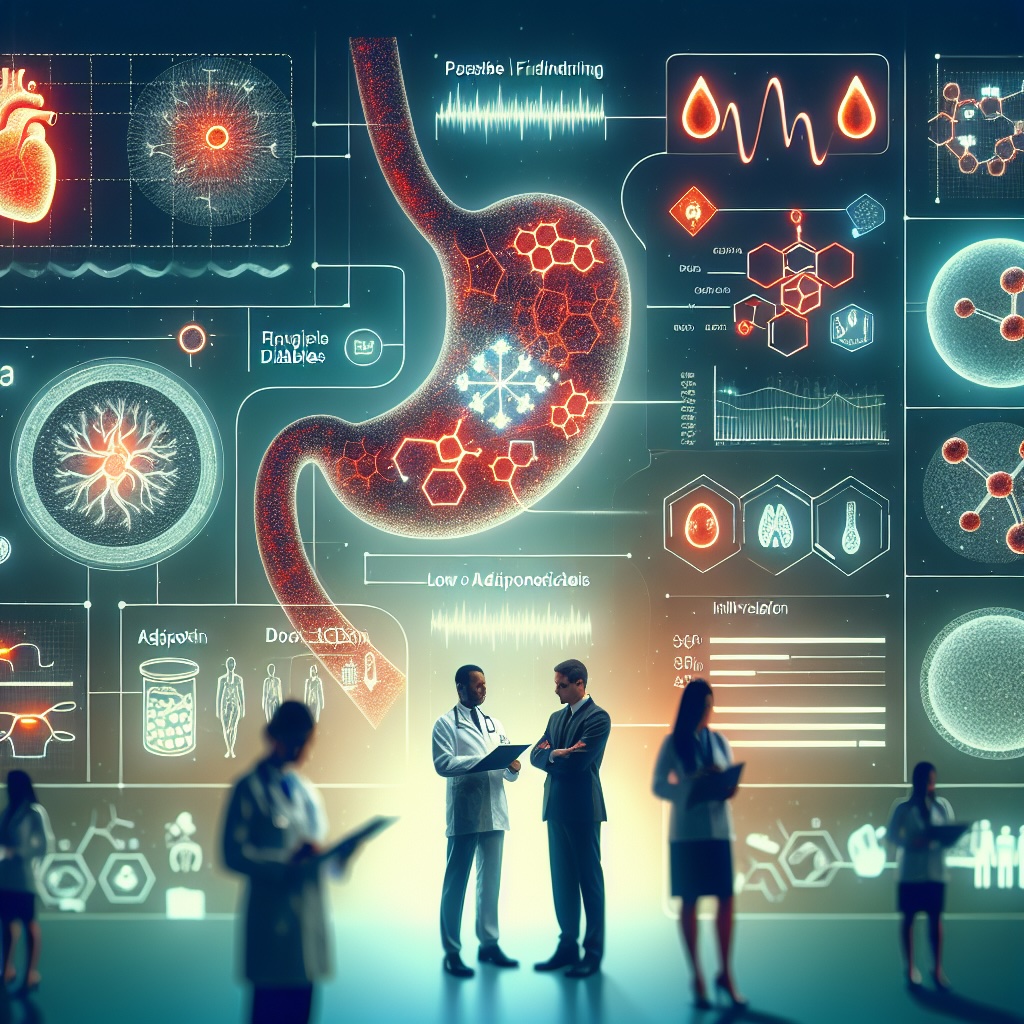 Nuevos datos - Fisiopatología- posible papel del bajo nivel de adiponectina - Diabetes tipo 2 y dislipidemia